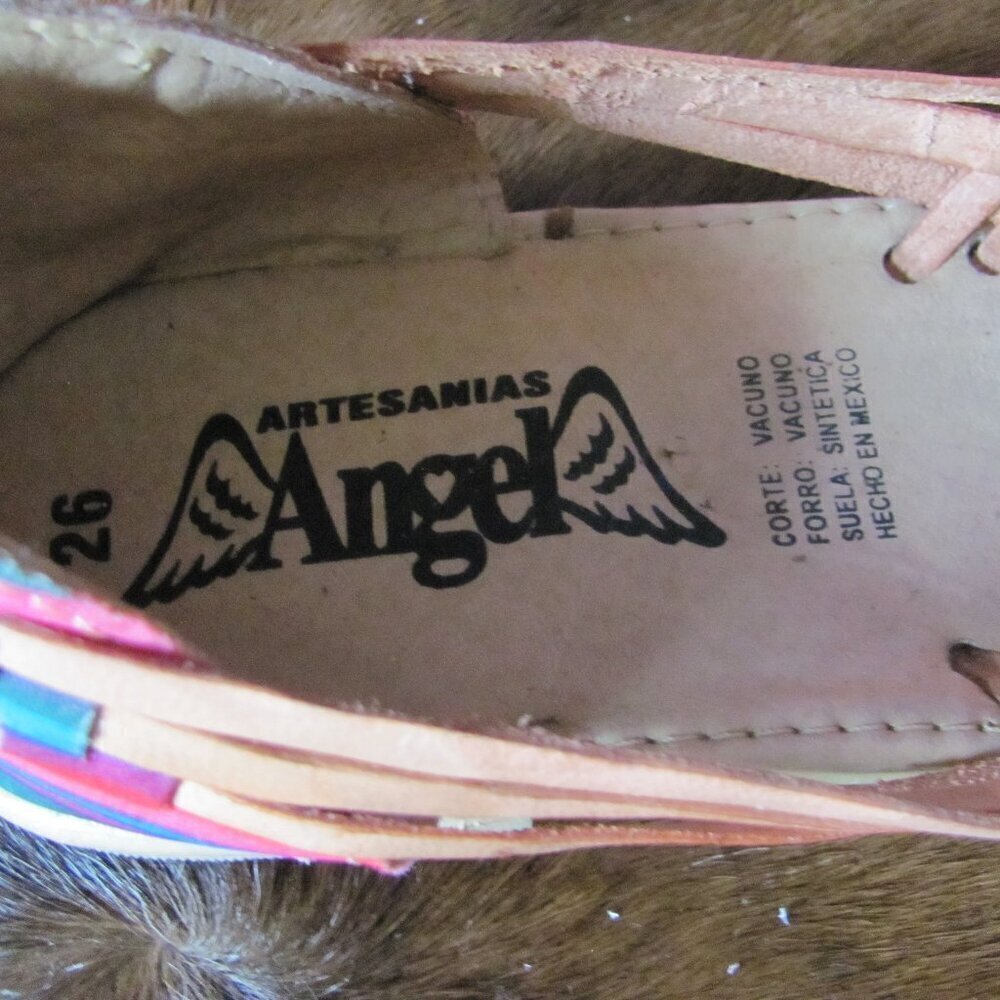 ARTESANIAS ANGEL HURRACHI SANDALS SZ 9 PRE - Picture 2 of 14